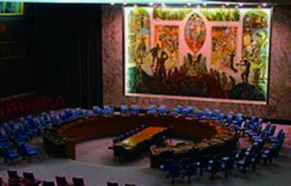 Meeting Hall of the United Nations Security Council