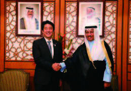 2013年8月26日、安倍首相はクウェート、ジャービル首相と会談